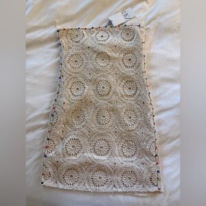 zara strapless dress new with tags